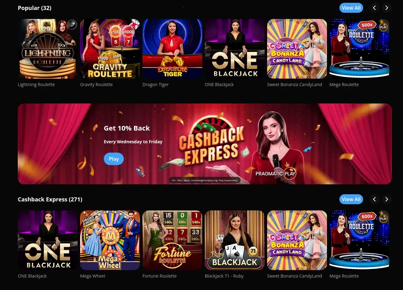 Club Player Casino welcome bonus package with 250% match and 50 free spins